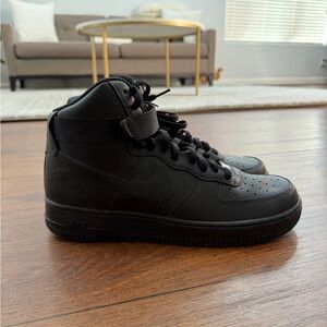 Nike Men's AF1 Black High-Top Sneakers